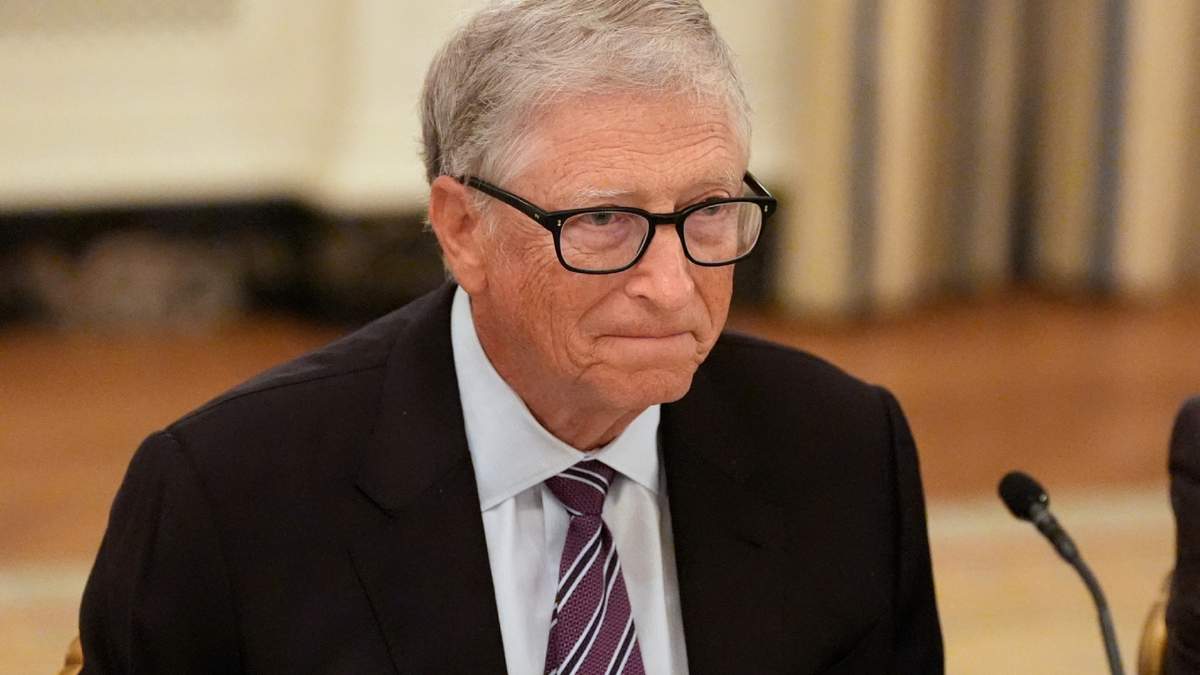 El fundador de Microsoft, Bill Gates, cuando asistió a un almuerzo con el presidente de Estados Unidos, Donald Trump, en el Comedor de Estado de la Casa Blanca, el 4 de septiembre de 2025, en Washington