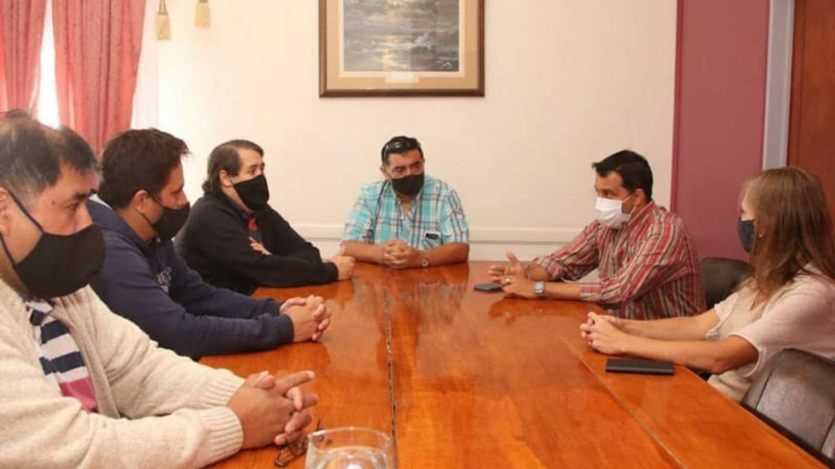 La reunión se concretó en AEC Zapala. Fuente: (Twitter)