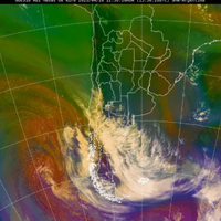 Alerta naranja por lluvias y otra amarilla por viento y nevadas en Neuquén