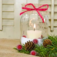 Aprovechá los frascos de vidrio vacíos y prepará estos increíbles y económicos adornos navideños