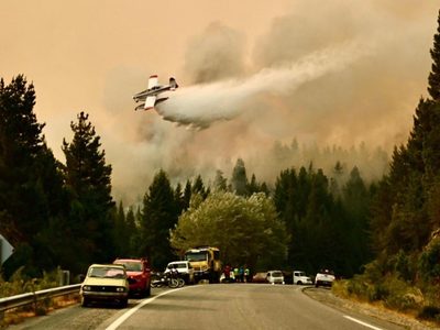 Viento y altas temperaturas: el desafío de Chubut contra los incendios forestales para este fin de semana