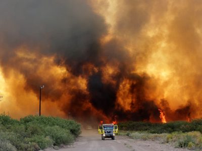 Imágenes impactantes: las llamas no dan tregua en las Sierras de Córdoba
