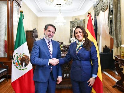 Gobernadora de Aguascalientes se reúne con embajador de España para impulsar proyectos
