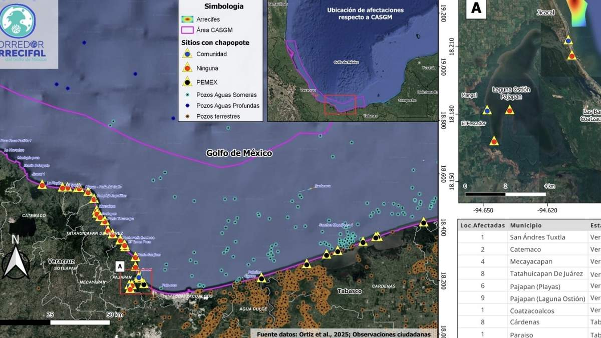 Comunidades del sur de Veracruz denuncian daños por derrame de hidrocarburo
