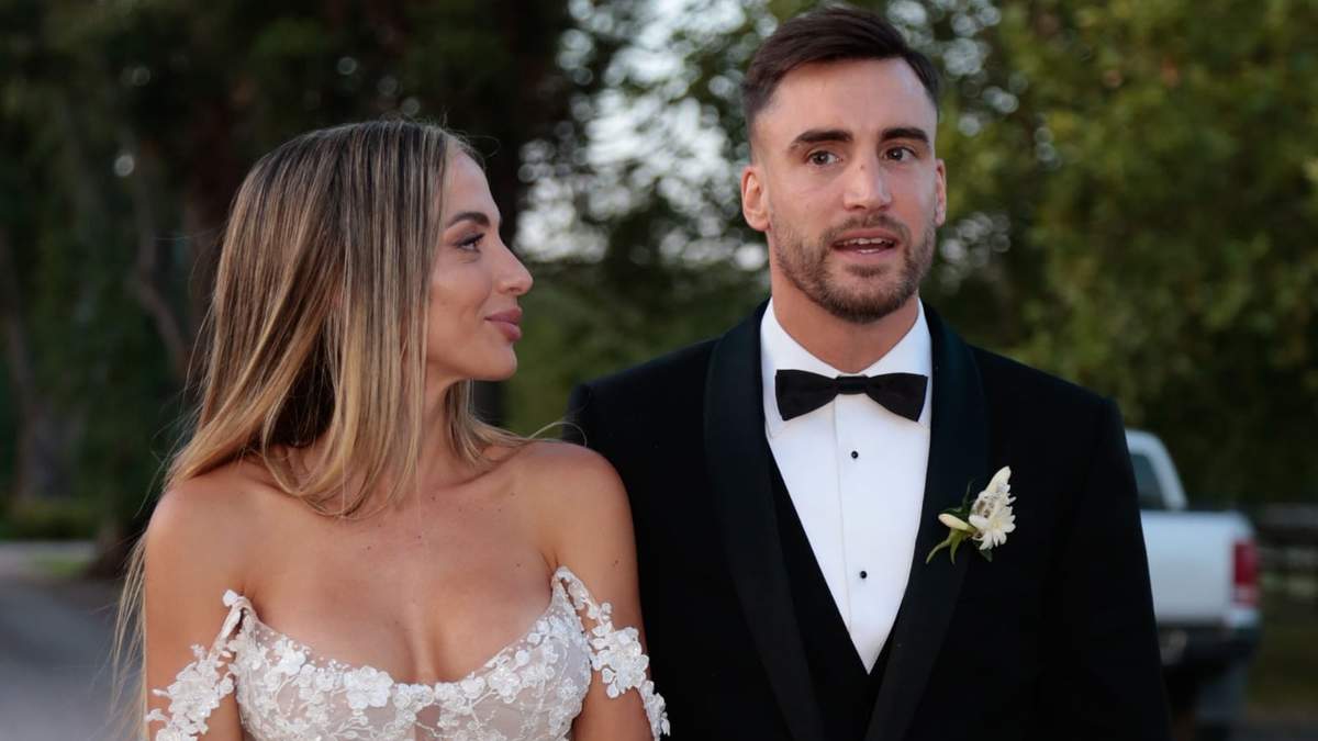 Nicolás Tagliafico y Caro Calvagni. Fuente: (Instagram).