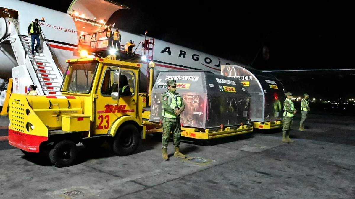 Llegada de la vacuna a México