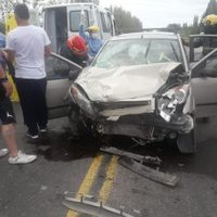 Otro brutal accidente sobre la ruta 22: hay cuatro personas heridas