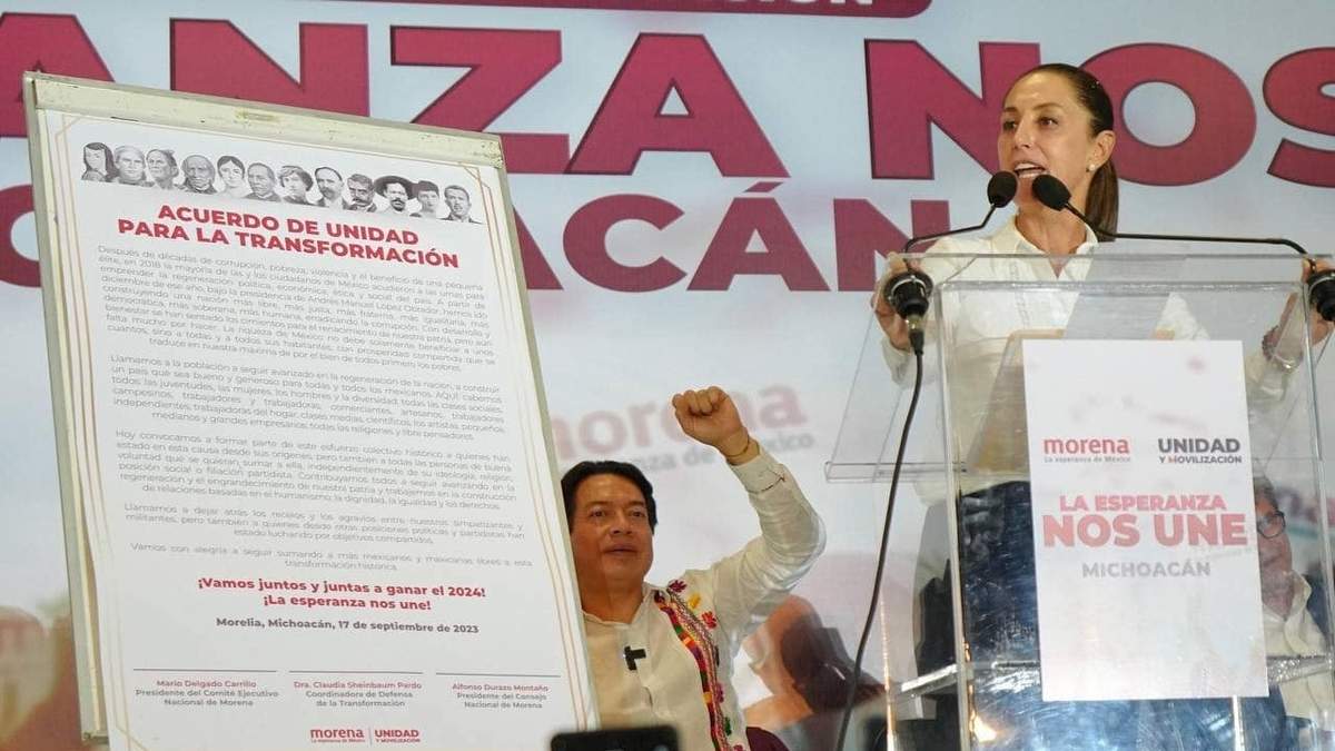 Claudia Sheinbaum Pardo en Michoacán
