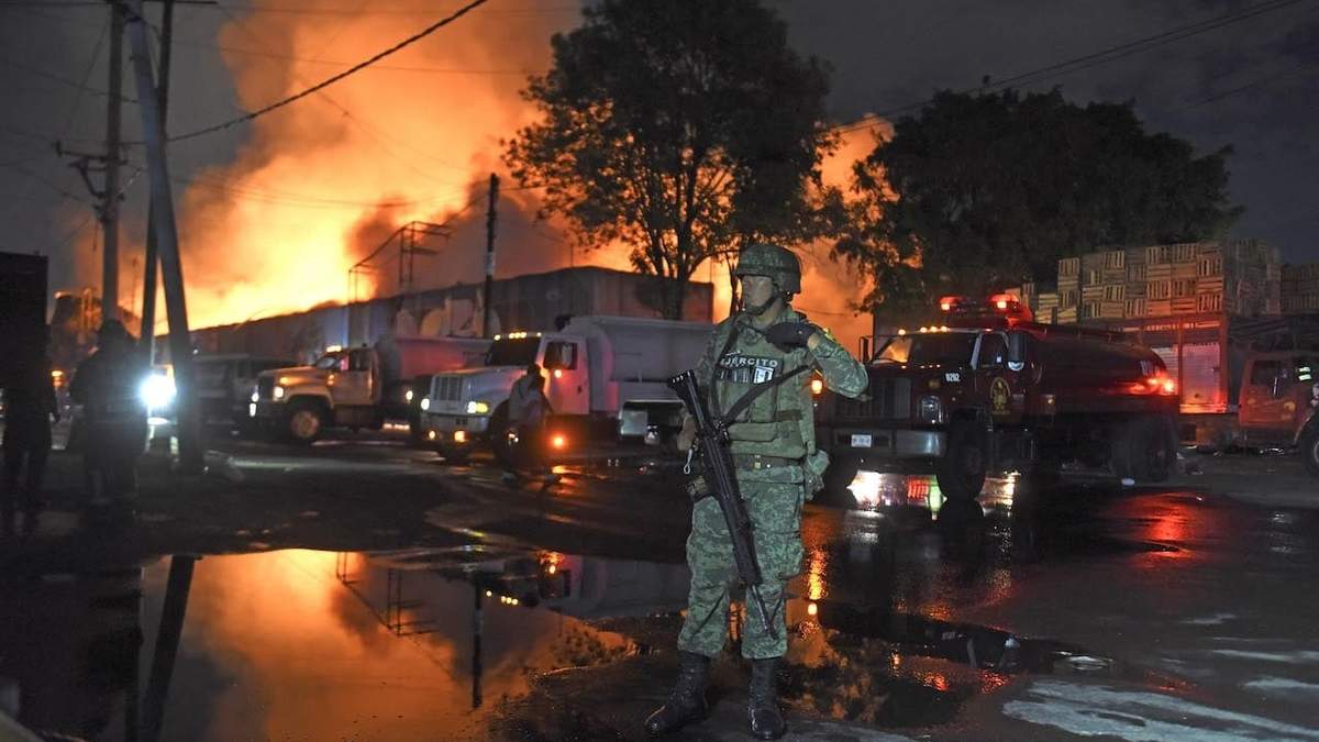 Incendio en la Central de Abasto