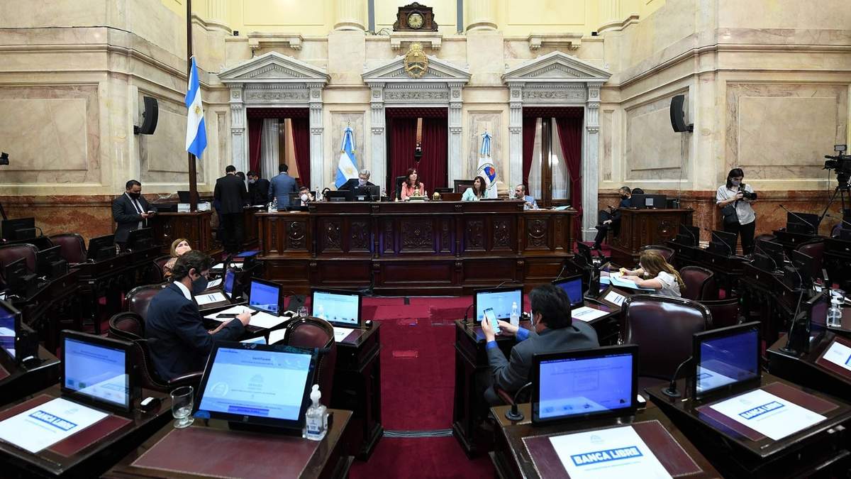 Pleno del Senado. Fuente: (Twitter)