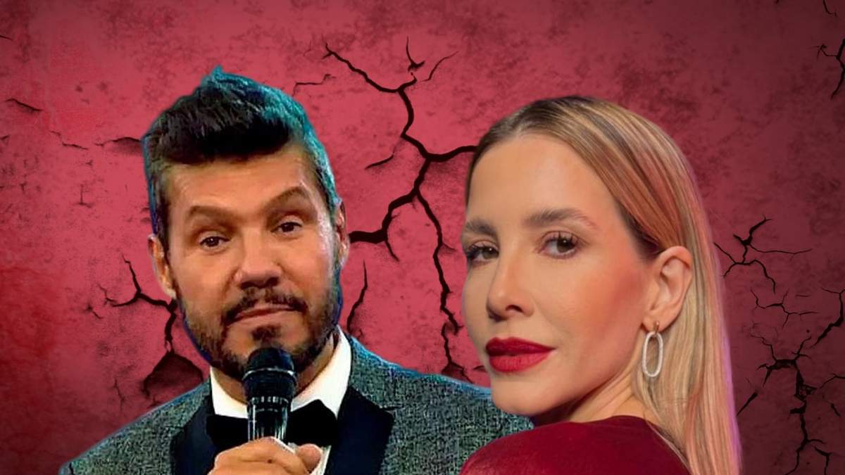 Guillermina Valdés y Marcelo Tinelli. Fuente: (Minuto Neuquén)