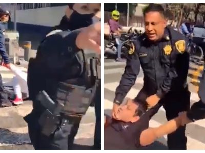 Policías de la CDMX golpean a una pareja en la alcaldía Iztacalco (Video)