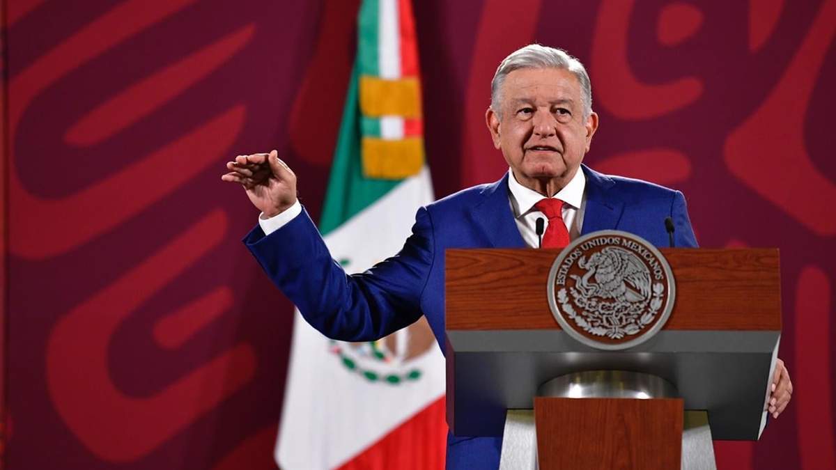 El mandatario en la conferencia de Palacio Nacional