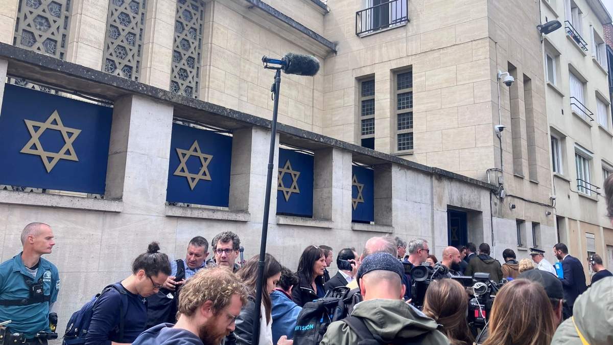 La sinagoga atacada en Francia