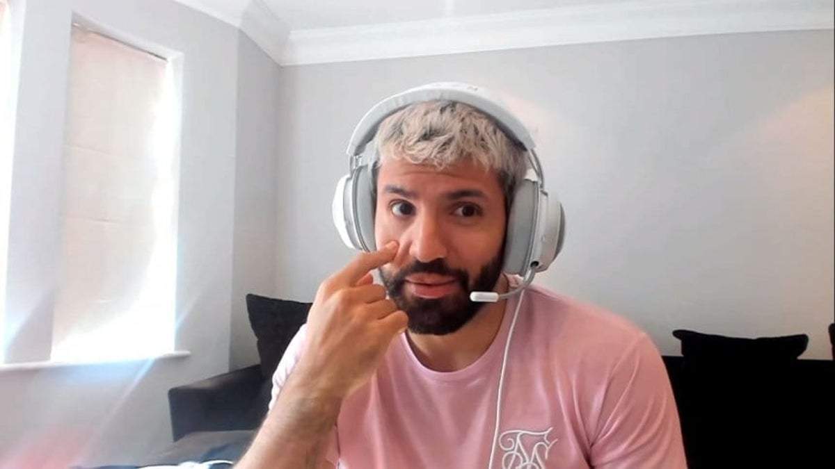 Sergio Agüero. Fuente: (Twitter).