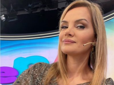 A sus 10 años, Chloé, la hija de Eliana Guercio y Sergio Romero, debutó como modelo