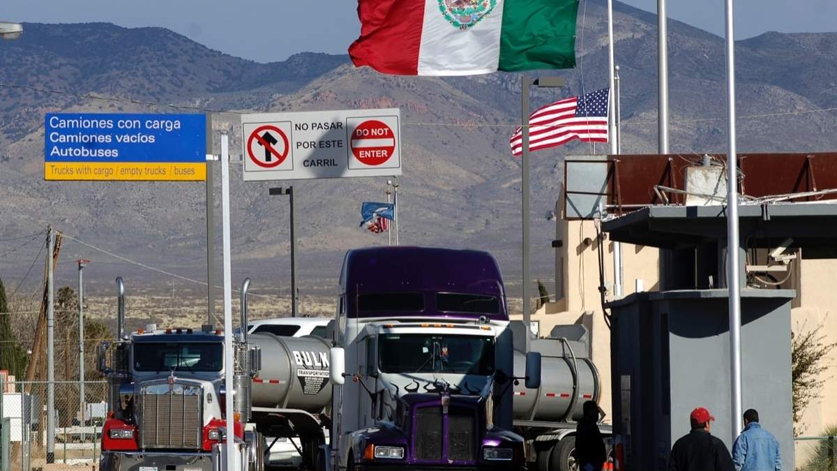 Paso fronterizo entre México y Estados Unidos
