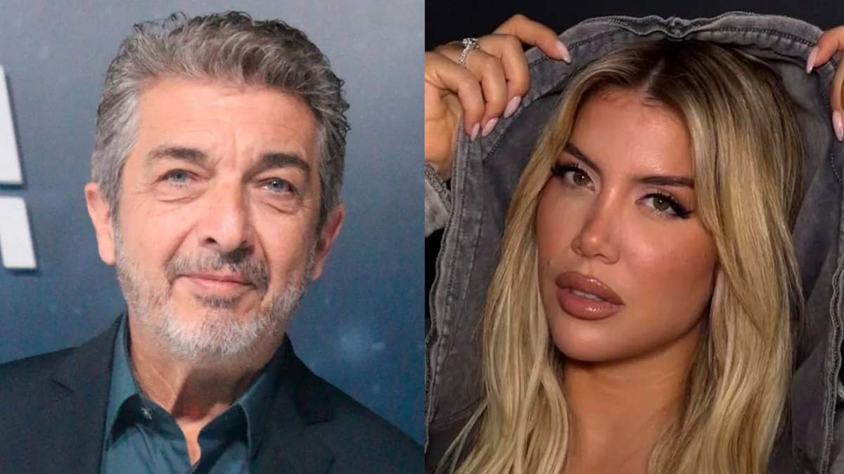 Ricardo Darín y Wanda Nara. Fuente: (Instagram)