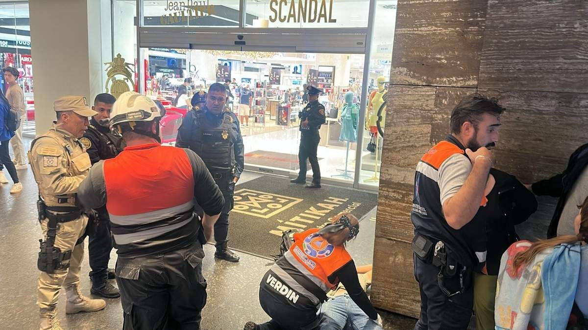 El incidente en el centro comercial
