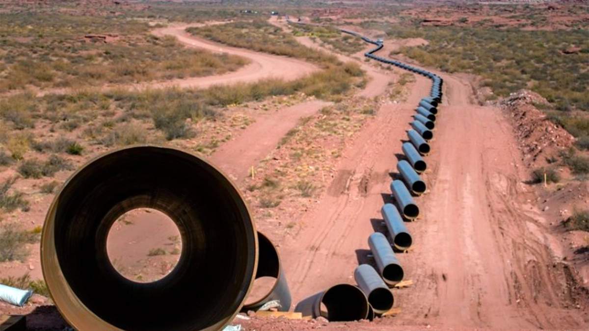 El gasoducto Néstor Kirchner, de 573 kilómetros de extensión, estará finalizado antes del invierno. Fuente: (El Cronista)
