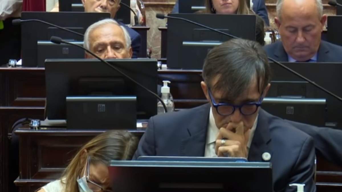 El senador Esteban Bullrich