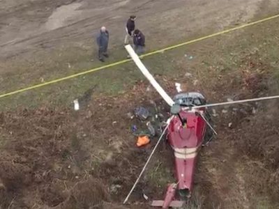 Un choque de helicópteros en pleno vuelo deja una persona muerta