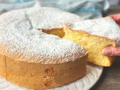 Torta Nube de limón sin azúcar y sin gluten: extremadamente cremosa y deliciosa para tu próxima merienda