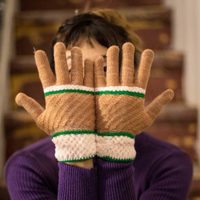 No tires los guantes de lana, mirá esta idea súper bonita para los más chicos de casa