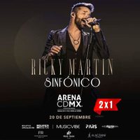 “Ricky Martin Sinfónico” de gira en México; este miércoles toca en la Arena CDMX