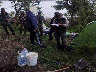 Guardaparques sorprendieron a turistas acampando en lugares no permitidos y labraron actas