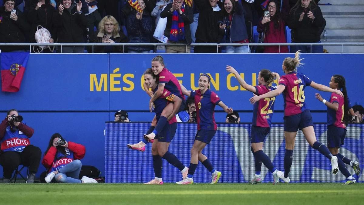 Barcelona venció 4-1 al Chelsea en el juego de ida de las semifinales de la Women's Champions League