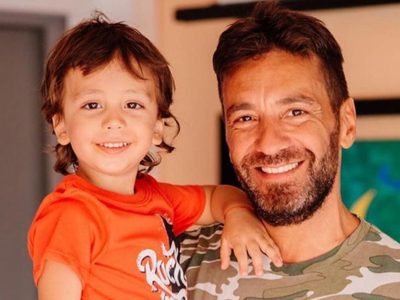 Gustavo Conti causó furor en las redes con un desopilante y tierno video junto a su hijo Félix