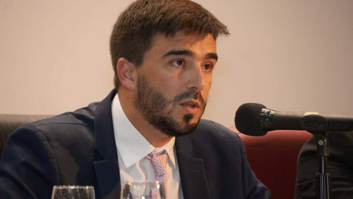 Intendente de Olavarría, Ezequiel Galli. Fuente: (Twitter).