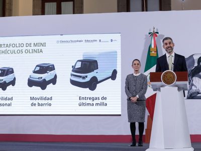 Sheinbaum presentó el proyecto Olinia, armadora de vehículos eléctricos a bajo costo