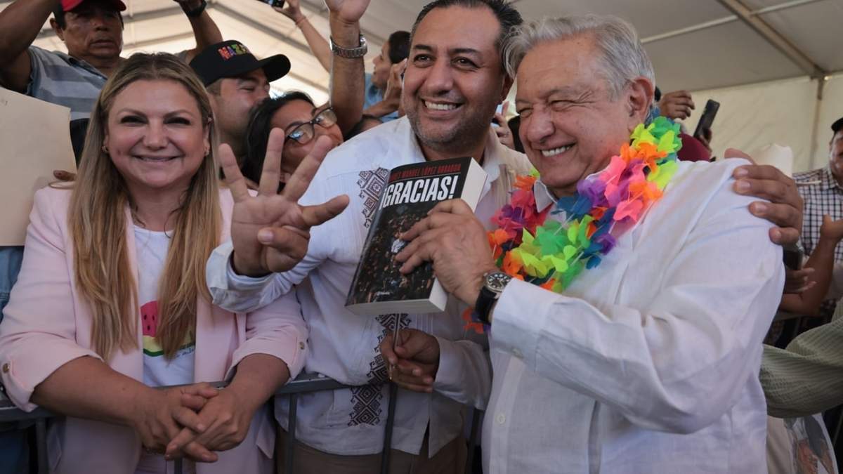 El presidente López Obrador en Sinaloa