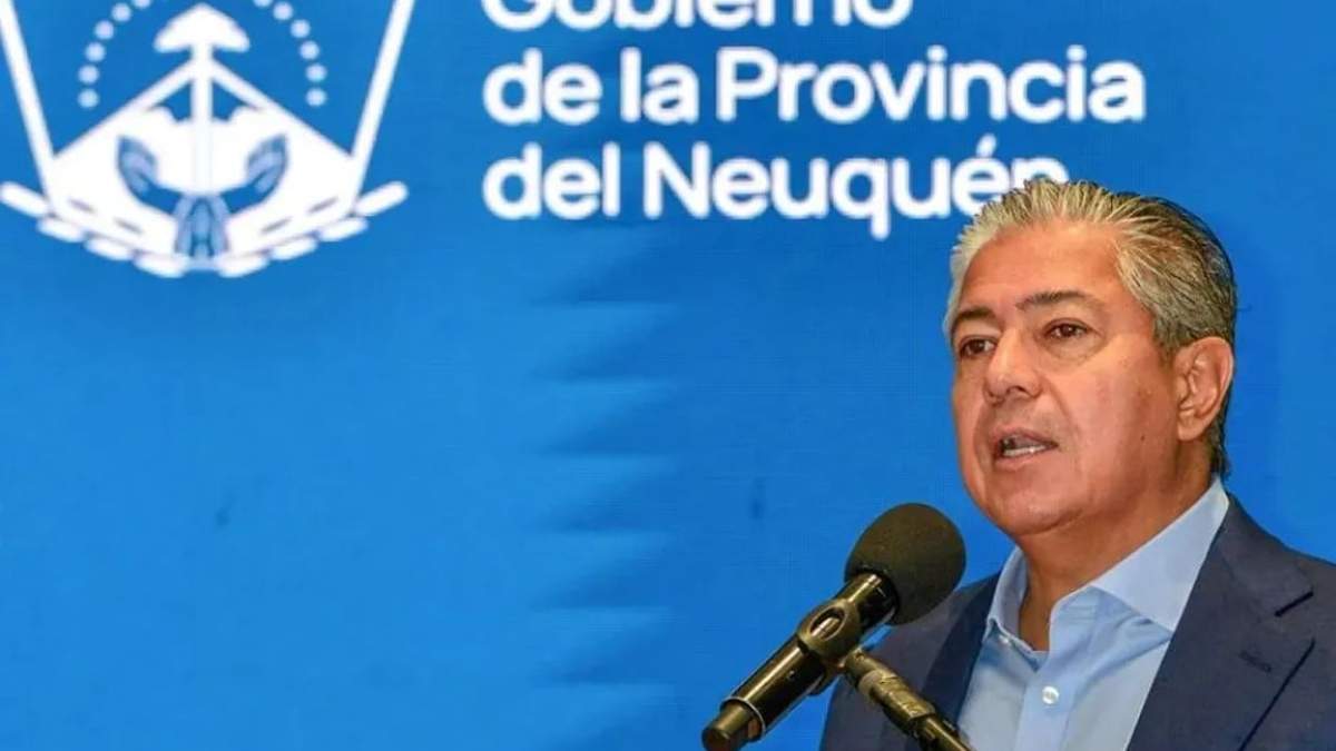 El gobernador de Neuquén, Rolando Figueroa. Fuente: (Noticias Nqn)