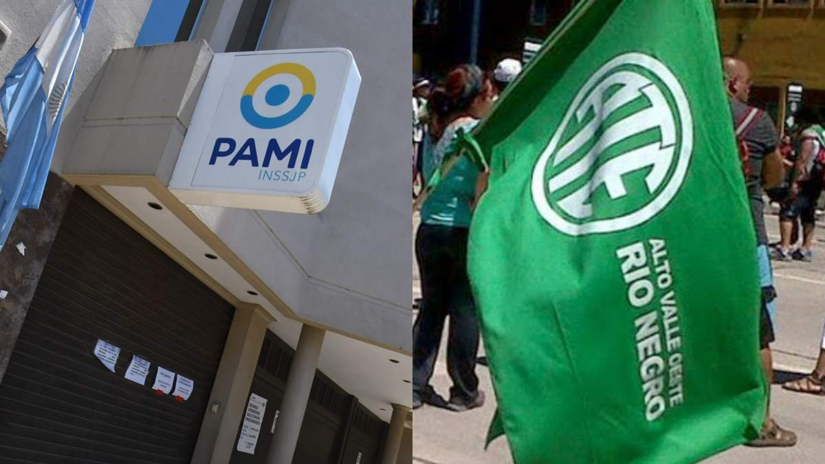 La medida tomada por ATE ante el PAMI, es la segunda de este tipo en menos de 30 días. Fuente: (Minuto Neuquén)