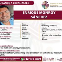 Reportan desaparición de Enrique Monroy Sánchez, expresidente municipal de Villa de Álvarez