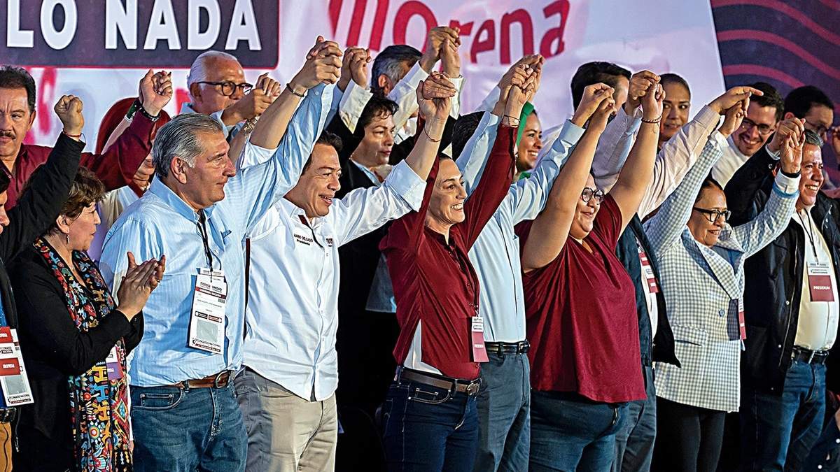 López, Delgado, Sheinbaum. Ganones