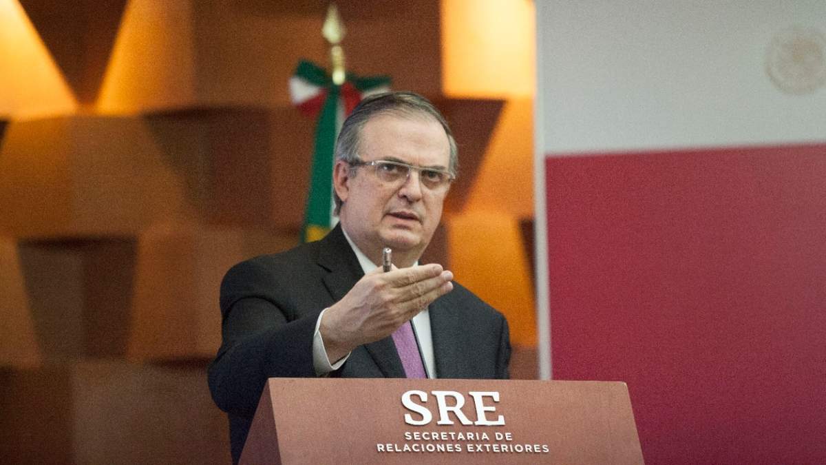 El canciller Marcelo Ebrard