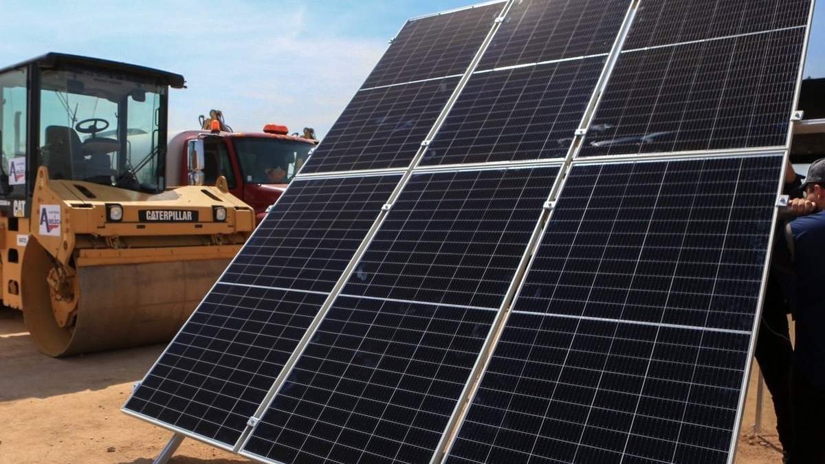 El inicio de la construcción de la planta fotovoltaica en Baja California