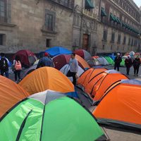 #Procesofoto: Plantón de campesinos en Palacio Nacional, visita del presidente de Colombia Iván Duque Márquez, COVID-19, festival Holi
