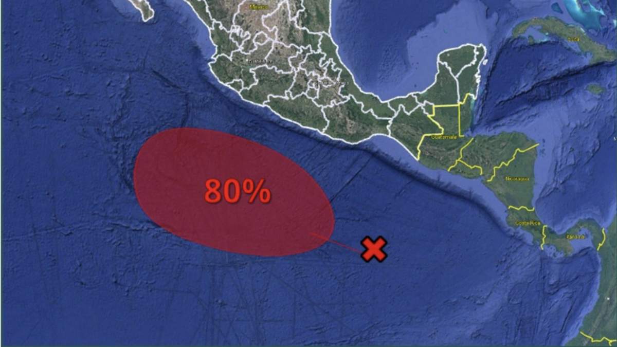 Se prevé que a mediados de la próxima semana, el sistema evolucione a ciclón tropical
