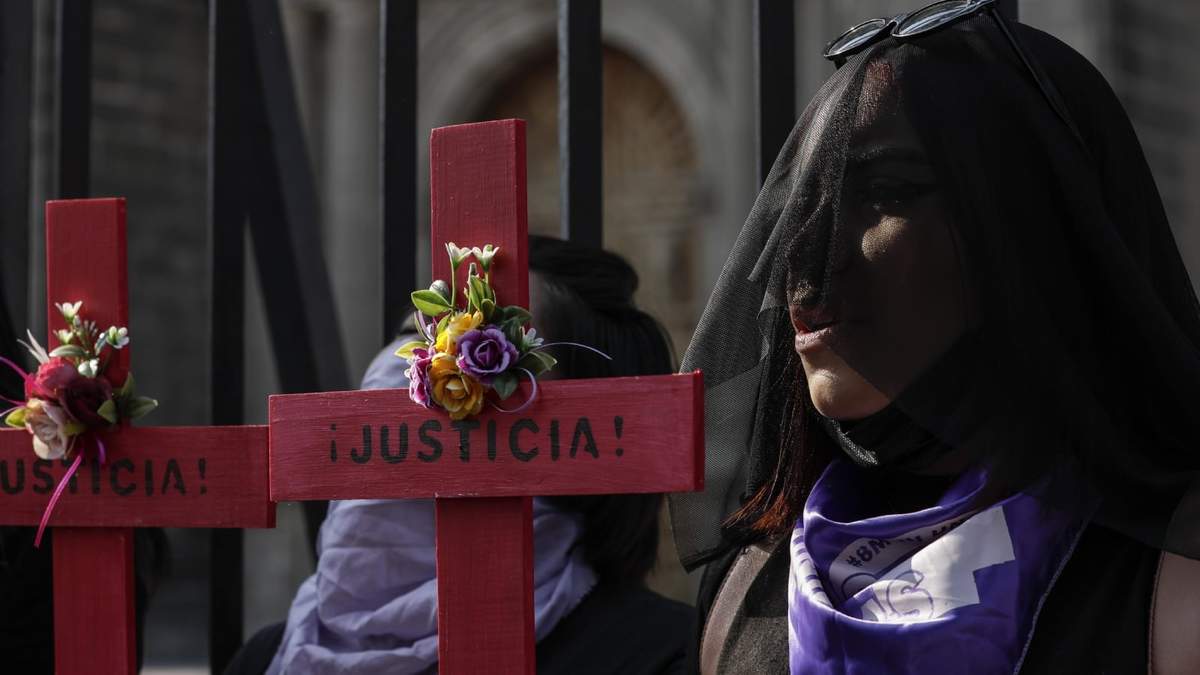 Protesta contra los feminicidios