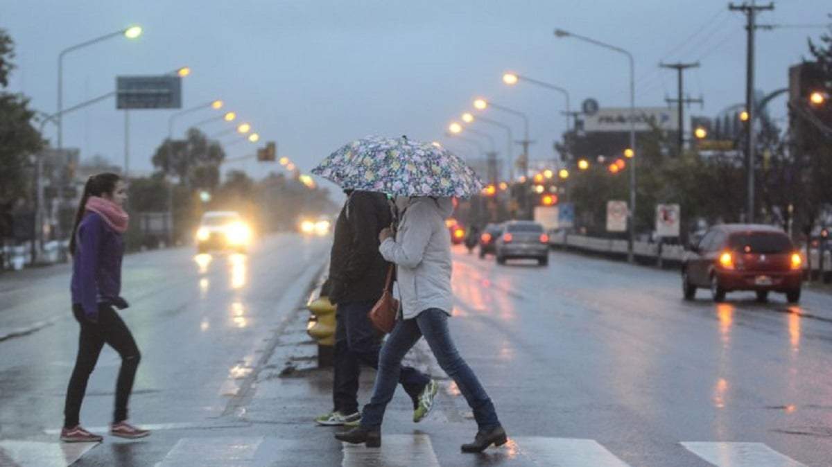 Clima inestable con lluvias en Neuquén. Fuente: (Facebook)