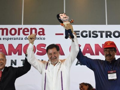 Fernández Noroña se inscribe en el proceso de Morena; “voy a ser la gran sorpresa”, dice