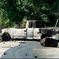 Toman alcaldía y queman vehículo por conflicto electoral en Veracruz