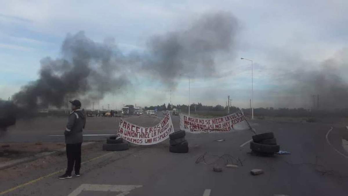 Corte de rutas en Vista Alegre. Fuente: (Twitter)