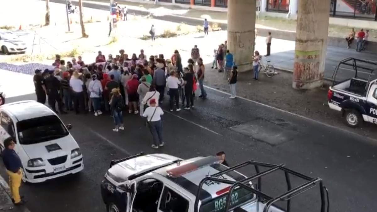 El bloqueo de la Avenida Central de Ecatepec