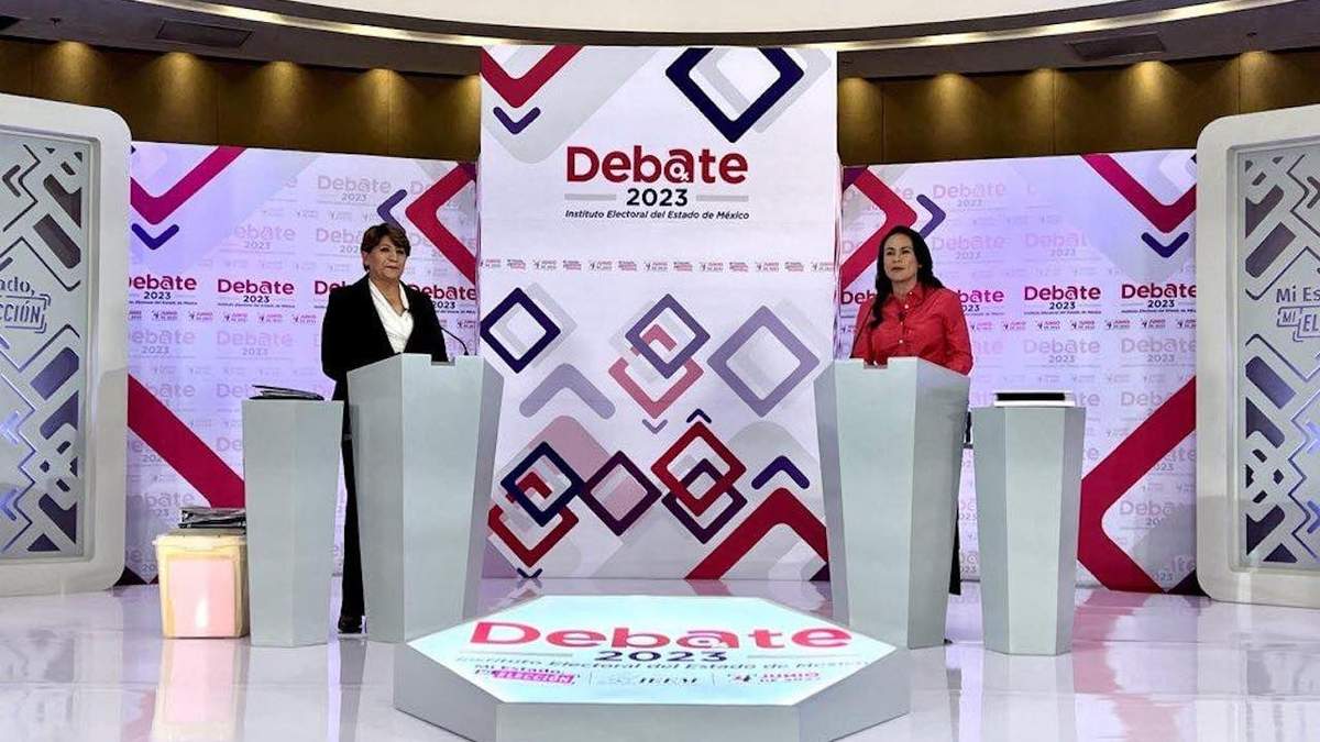 Delfina Gómez y Alejandra del Moral
